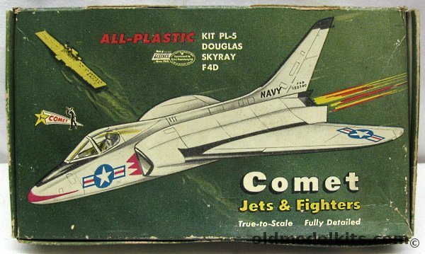 Comet 1/88 Douglas F4D Skyray, PL-5-29 plastic model kit